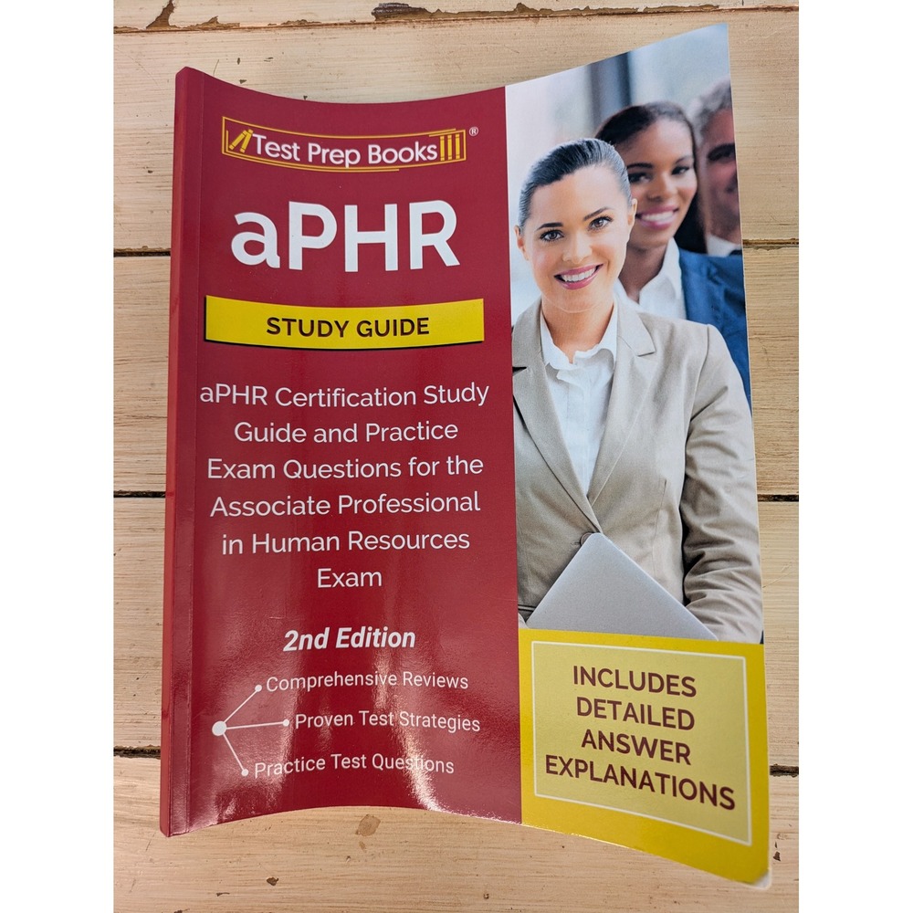 Test Prep Books aPHR Certification Study Guide 2nd Edition Practice Exams Prep